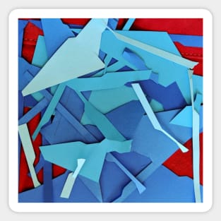 Blue Texture Sticker